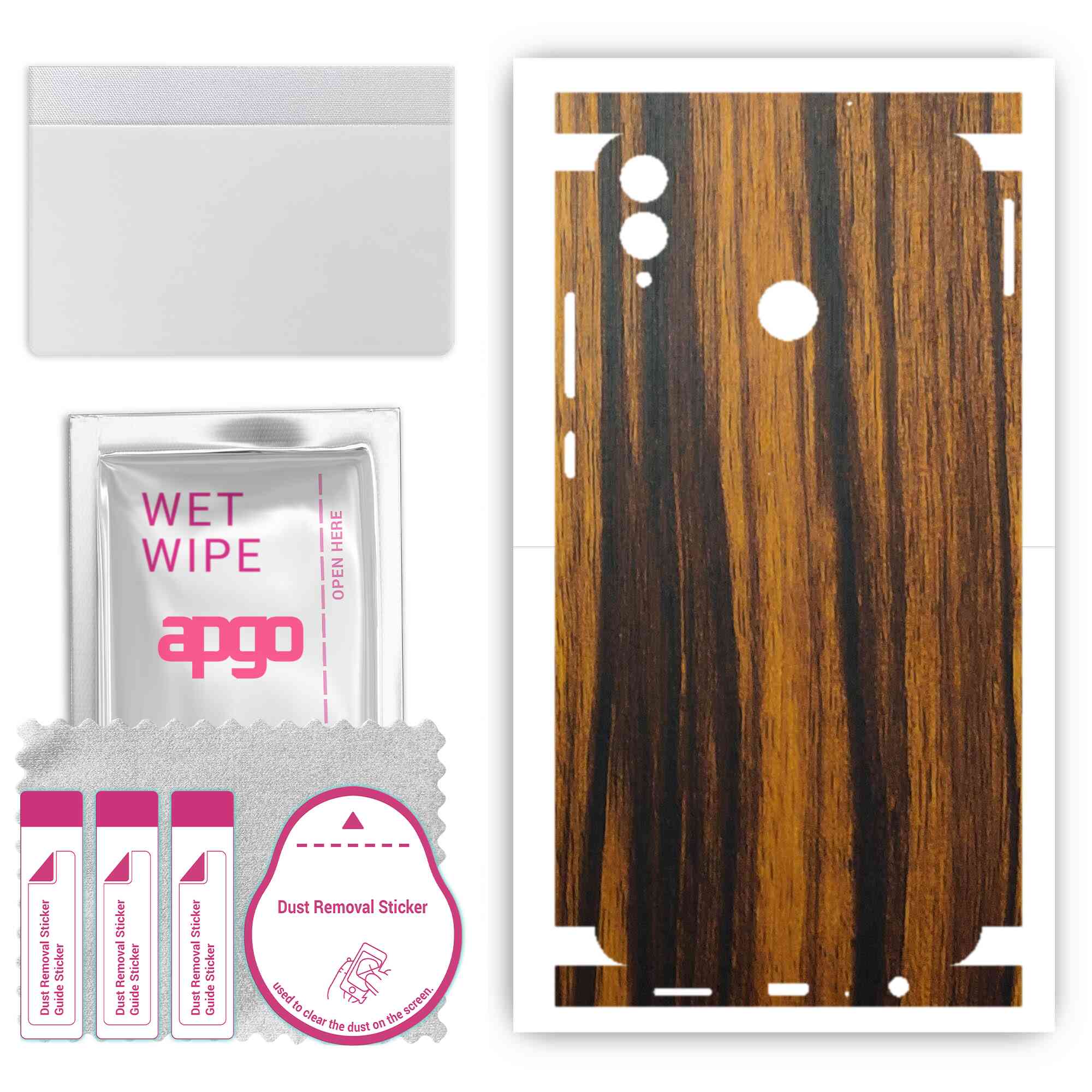 apgo Protective Skin Sticker for the back+sides compatible with Honor 8X, Full Wrap Film, Foil, Vinyl - Pattern Tigerwood
apgo Protective Skin Sticker for the back+sides compatible with Honor 8X, Full Wrap Film, Foil, Vinyl - Pattern Tigerwood