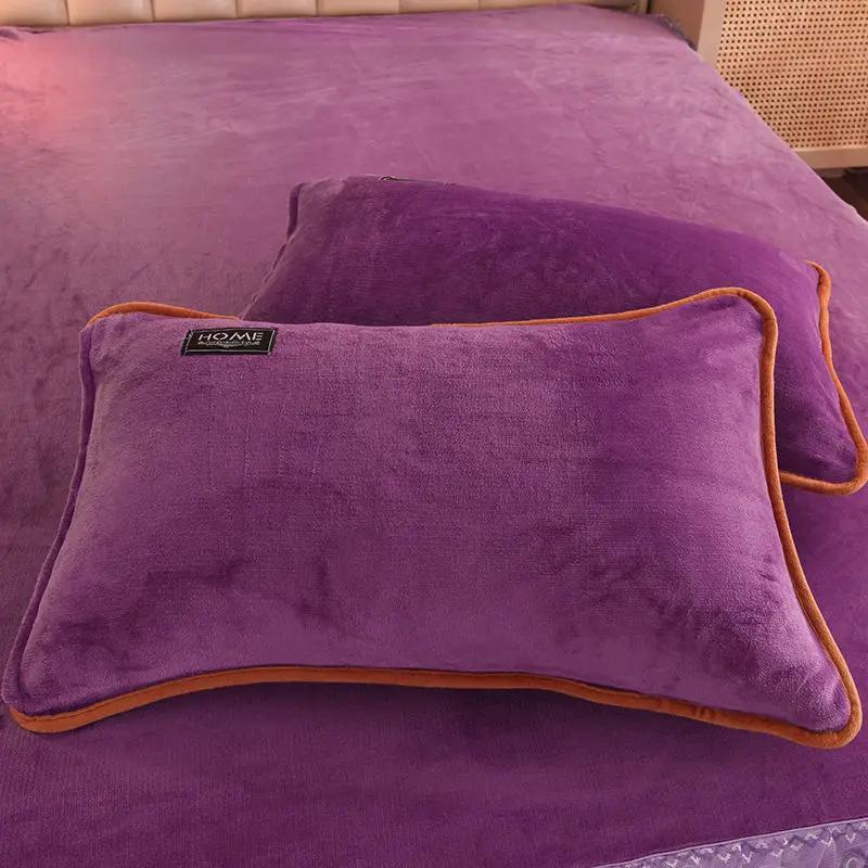 MIDSUM Soft Flannel Pillowcase Cover On Bedding Thinken Fleece Cushion Cover Winter Warm Plush Pillow Covers Home Decoration 1pc 48x74cm фіолетовий
MIDSUM Soft Flannel Pillowcase Cover On Bedding Thinken Fleece Cushion Cover Winter Warm Plush Pillow Covers Home Decoration 1pc 48x74cm фіолетовий