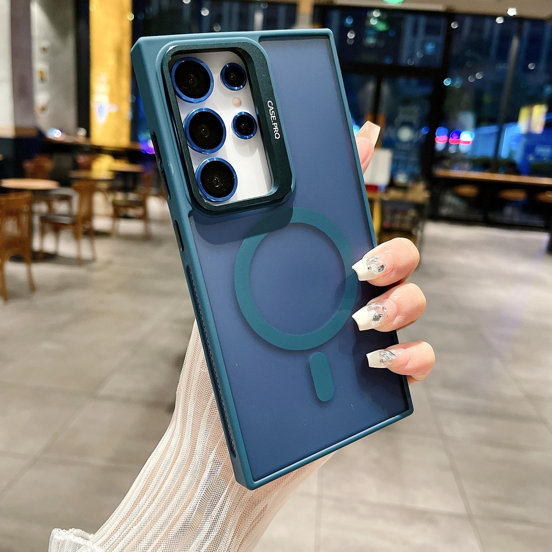 Samsung S25 Ultra Lens Bracket Magnetic Suction Phone Case Suitable for S24 Skin Scrub S25 Lens Film Protection Case S25Ultra
Samsung S25 Ultra Lens Bracket Magnetic Suction Phone Case Suitable for S24 Skin Scrub S25 Lens Film Protection Case S25Ultra