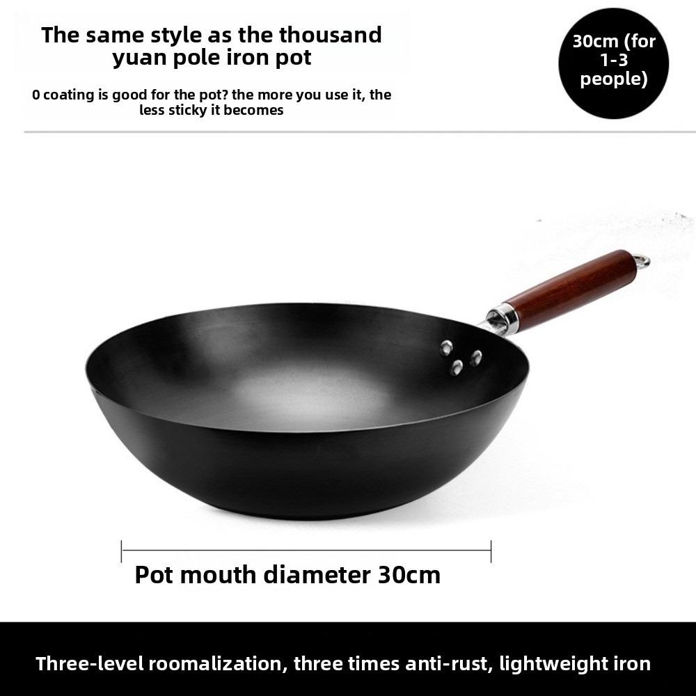 High Heat Resistant Cast Iron Pan 30cm Iron Wok Durable Chinese Wok for Gas Induction Cooker 30cm
High Heat Resistant Cast Iron Pan 30cm Iron Wok Durable Chinese Wok for Gas Induction Cooker 30cm