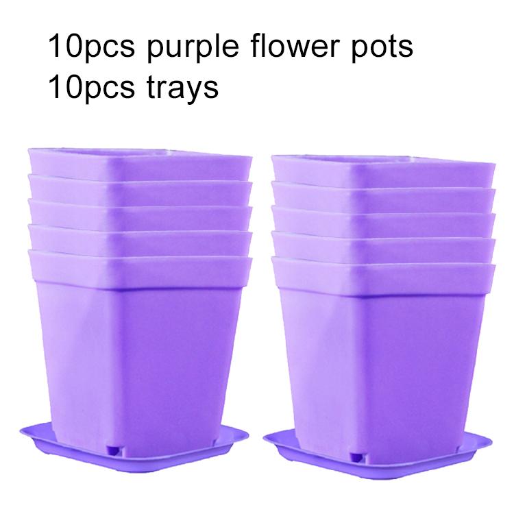 10pcs/set Mini Seedling Tray Square Pot Flower Pot Succulent Pot Little Black Square Plastic Pot Seedling Tray Gardening TMZ
10pcs/set Mini Seedling Tray Square Pot Flower Pot Succulent Pot Little Black Square Plastic Pot Seedling Tray Gardening TMZ