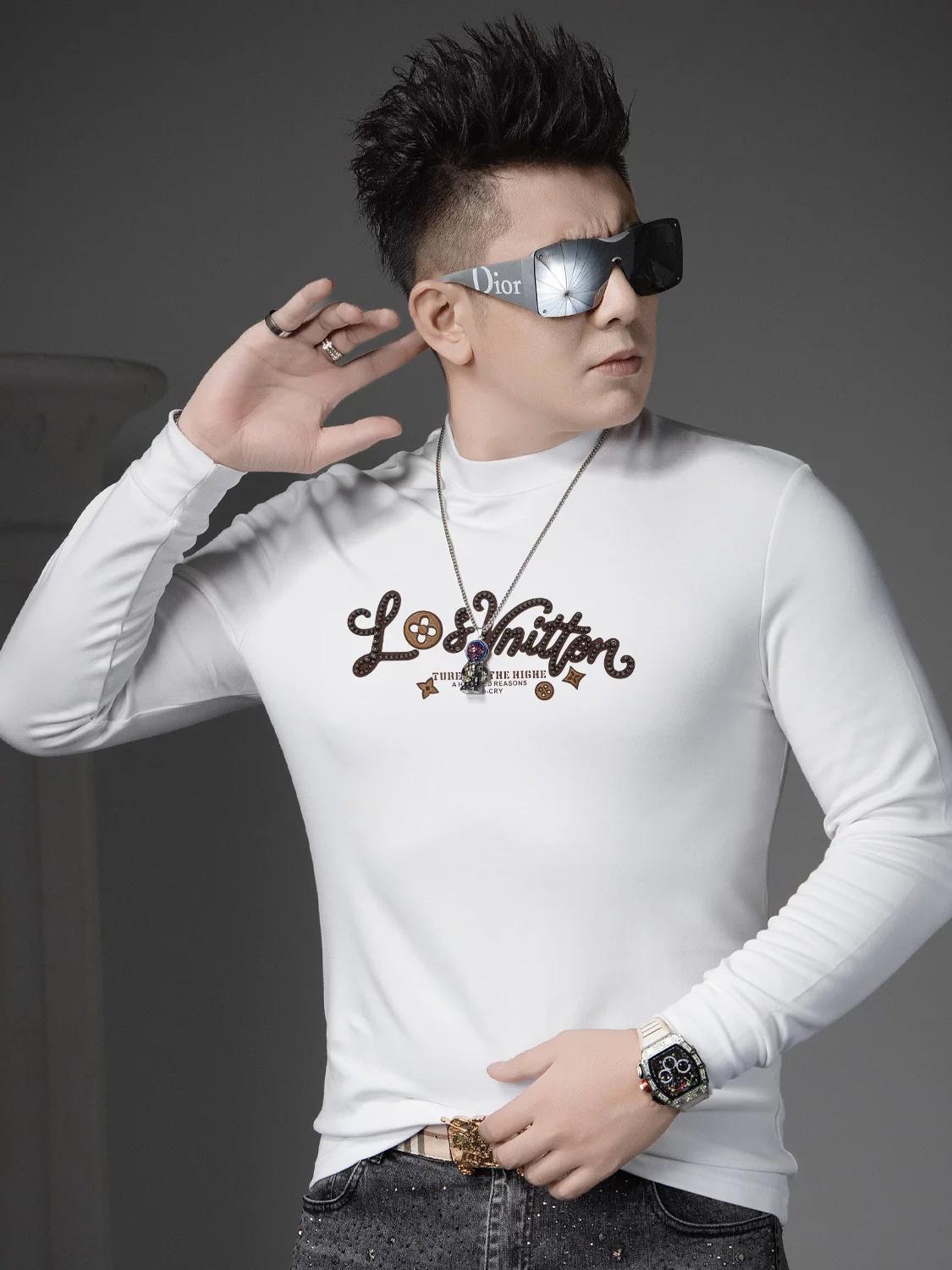 Ozhouzhan Half-high Collar Long sleeves Shirt Men s Autumn Trendy Beads Print Bottoming Shirt 2025 New Casual Top XL чёрный
Ozhouzhan Half-high Collar Long sleeves Shirt Men s Autumn Trendy Beads Print Bottoming Shirt 2025 New Casual Top XL чёрный