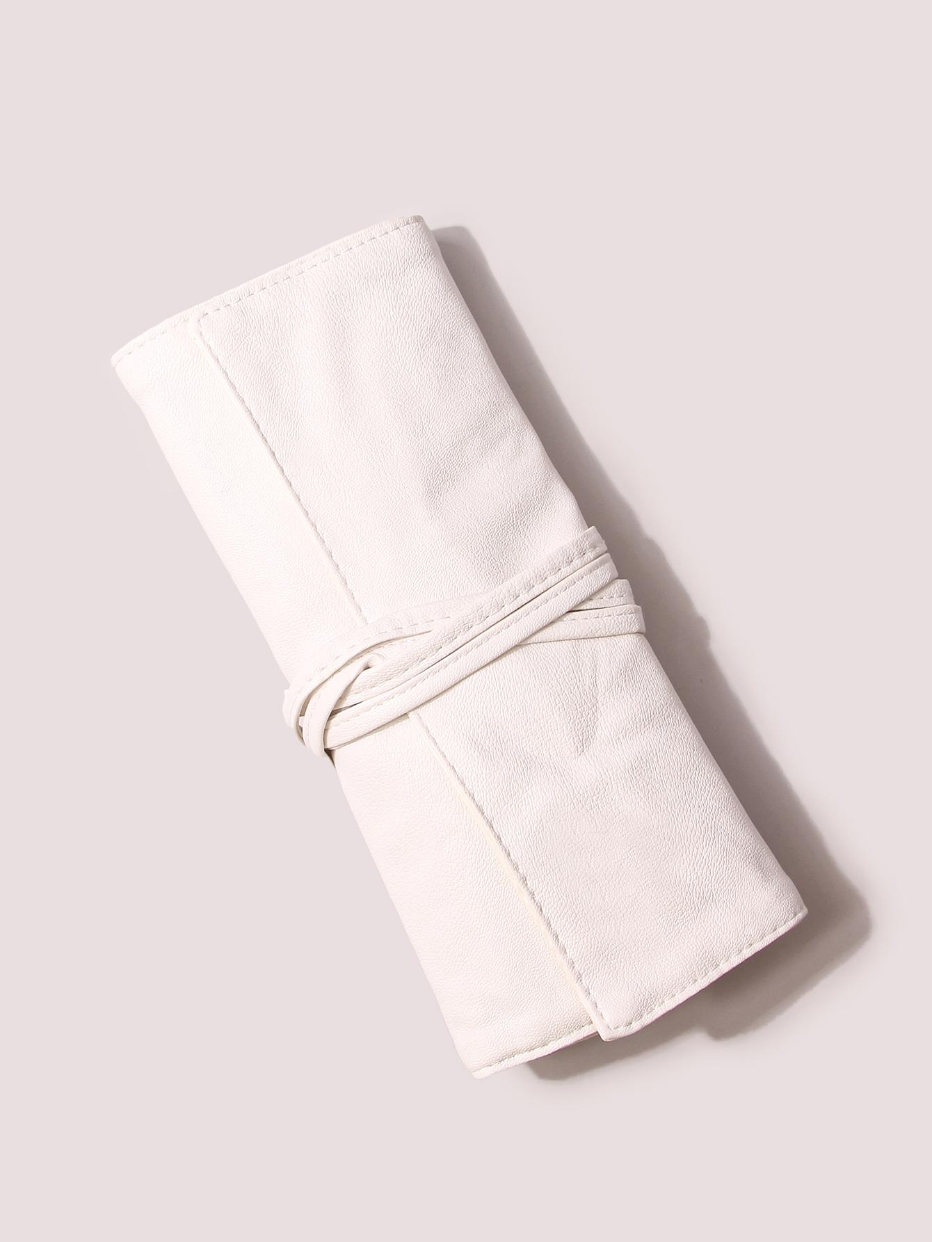 Fashion dust-proof makeup brush Strap bag Multi-functional folding storage bag Travel touch up bag can hold 12-18 makeup brushes білий
Fashion dust-proof makeup brush Strap bag Multi-functional folding storage bag Travel touch up bag can hold 12-18 makeup brushes білий