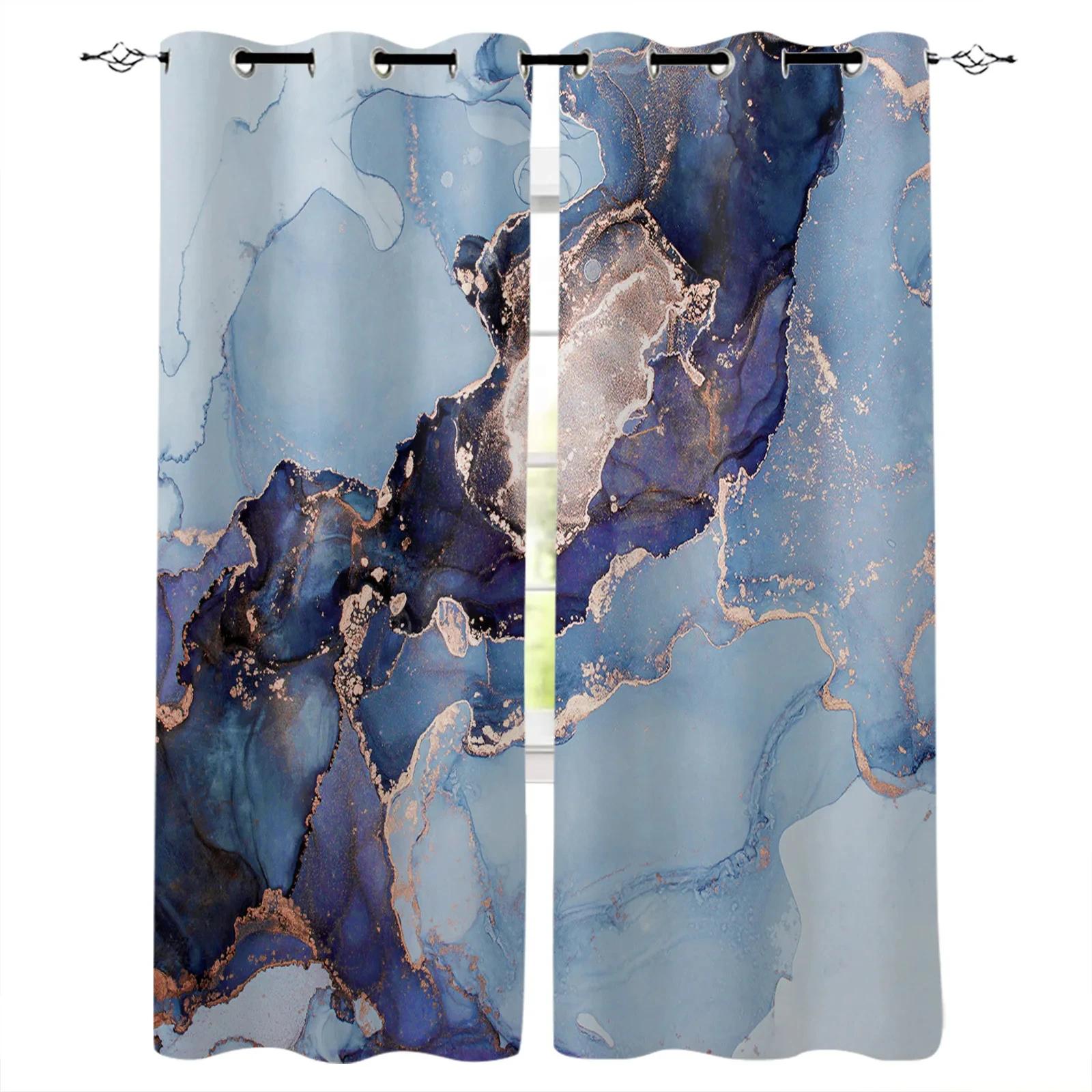 New Trendy Luxury Marble Pattern High Heat Shading Window Curtain Bedroom Living Room Window Blackout Curtain New Pattern Multiple Colour W55 X H120cm X 2&HOOK
New Trendy Luxury Marble Pattern High Heat Shading Window Curtain Bedroom Living Room Window Blackout Curtain New Pattern Multiple Colour W55 X H120cm X 2&HOOK