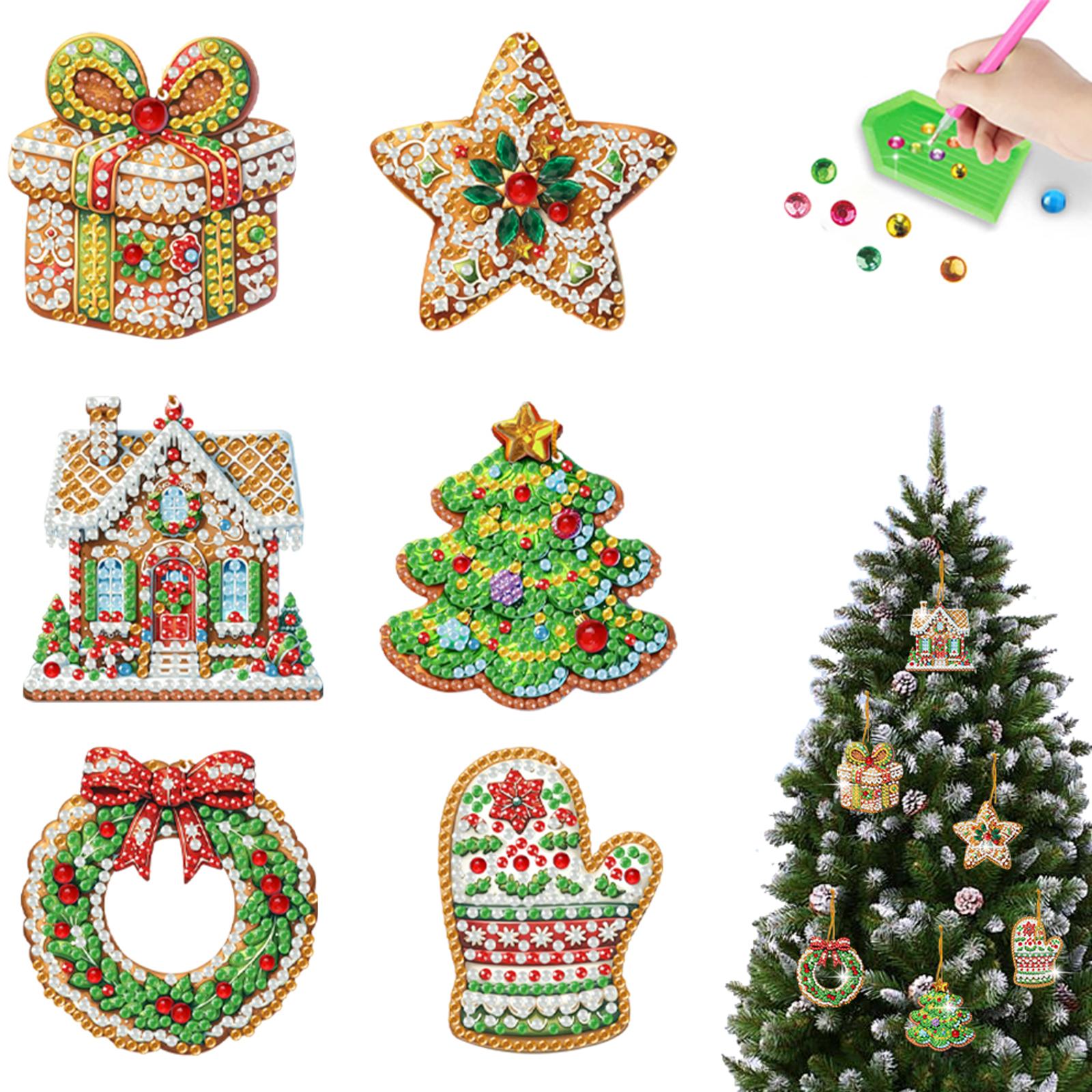 6pcs Xmas Theme 2D/Flat DIY Diamond Painting Set Hanging Diamond Art Kits Diamond Art Pendant Wall Decor for Home & Windows
6pcs Xmas Theme 2D/Flat DIY Diamond Painting Set Hanging Diamond Art Kits Diamond Art Pendant Wall Decor for Home & Windows