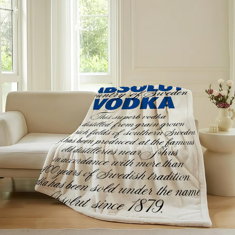 Fashion print V vodkaS Blanket For Sofa Office Bed Plane Travel Sleep Read Relax Camping Soft And Warm 75x90cm
Fashion print V vodkaS Blanket For Sofa Office Bed Plane Travel Sleep Read Relax Camping Soft And Warm 75x90cm