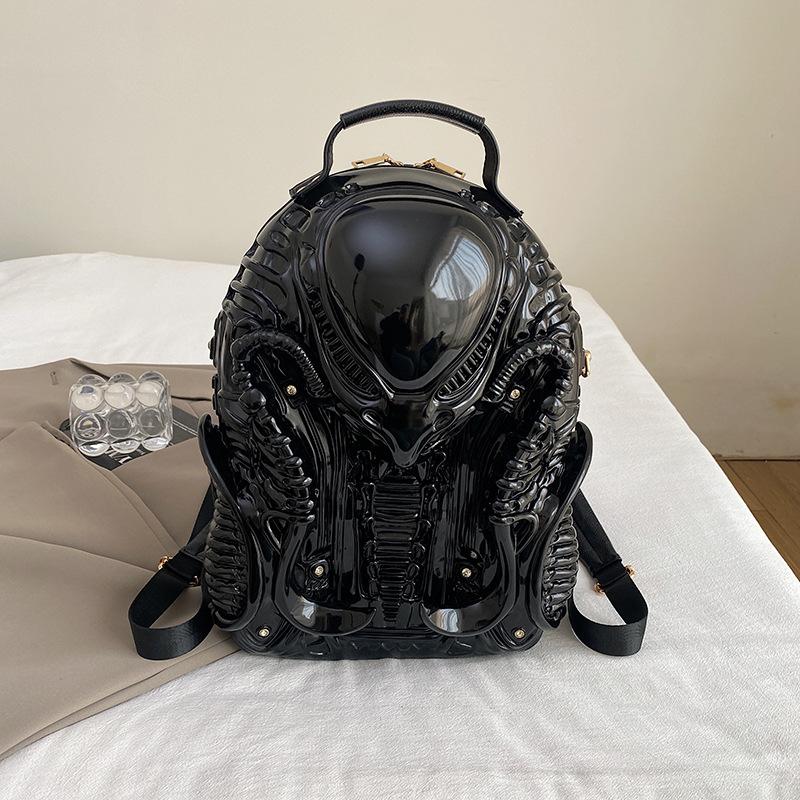 Fashionable and Unique Shaped Backpack Designer Cool Backpack Retro Warrior Street Punk Style Unisex Luxury Pack Big Black Bag чёрный
Fashionable and Unique Shaped Backpack Designer Cool Backpack Retro Warrior Street Punk Style Unisex Luxury Pack Big Black Bag чёрный