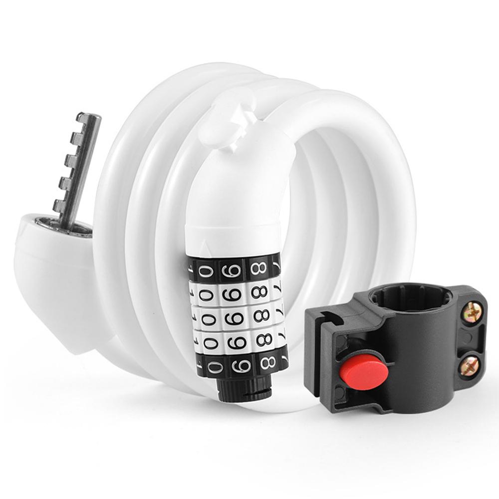 Велосипедний замок-кабель 1000мм*11мм 5-значний комбінаційний з монтажним кронштейном для велосипедів, електровелосипедів White
Велосипедний замок-кабель 1000мм*11мм 5-значний комбінаційний з монтажним кронштейном для велосипедів, електровелосипедів White