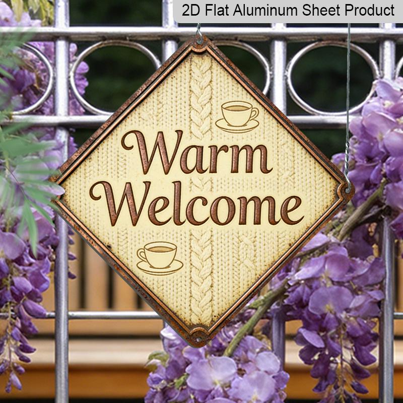2D Flat, 1pc Vintage Welcome Sign - Heavy-Duty Aluminum Wall-Mounted Retro Plaque with Warm Welcome Message, Entryway Decor Suitable for Porch 20*20cm
2D Flat, 1pc Vintage Welcome Sign - Heavy-Duty Aluminum Wall-Mounted Retro Plaque with Warm Welcome Message, Entryway Decor Suitable for Porch 20*20cm