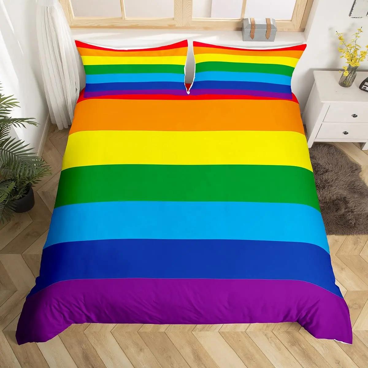 Comforter Rainbow Colorful Abstract Geometric Pattern With Shapes Rainbow Decorative Bedding Set Comforter (quilt)-EU Single(135*200cm)3pcs
Comforter Rainbow Colorful Abstract Geometric Pattern With Shapes Rainbow Decorative Bedding Set Comforter (quilt)-EU Single(135*200cm)3pcs