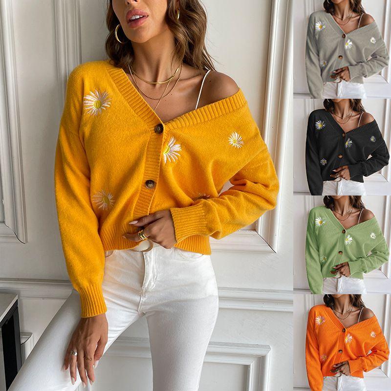 Женский вязаный кардиган с вышивкой, свободный свитер-жакет, 2023 Yellow Sweater Outwear XXL
Женский вязаный кардиган с вышивкой, свободный свитер-жакет, 2023 Yellow Sweater Outwear XXL