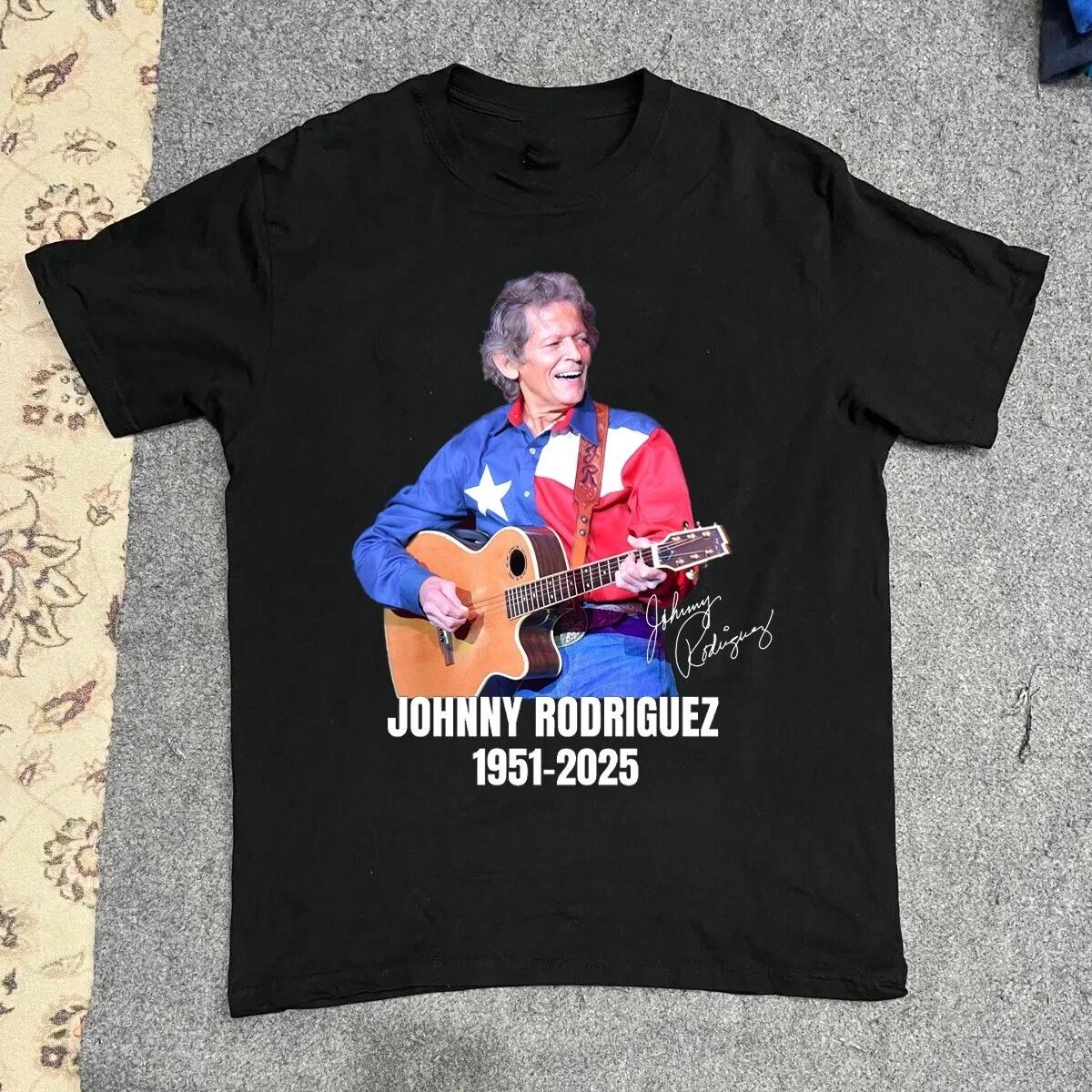 Remembering Johnny Rodriguez 1951-2025 Signed Black All Size Tee T-Shirt S
Remembering Johnny Rodriguez 1951-2025 Signed Black All Size Tee T-Shirt S
