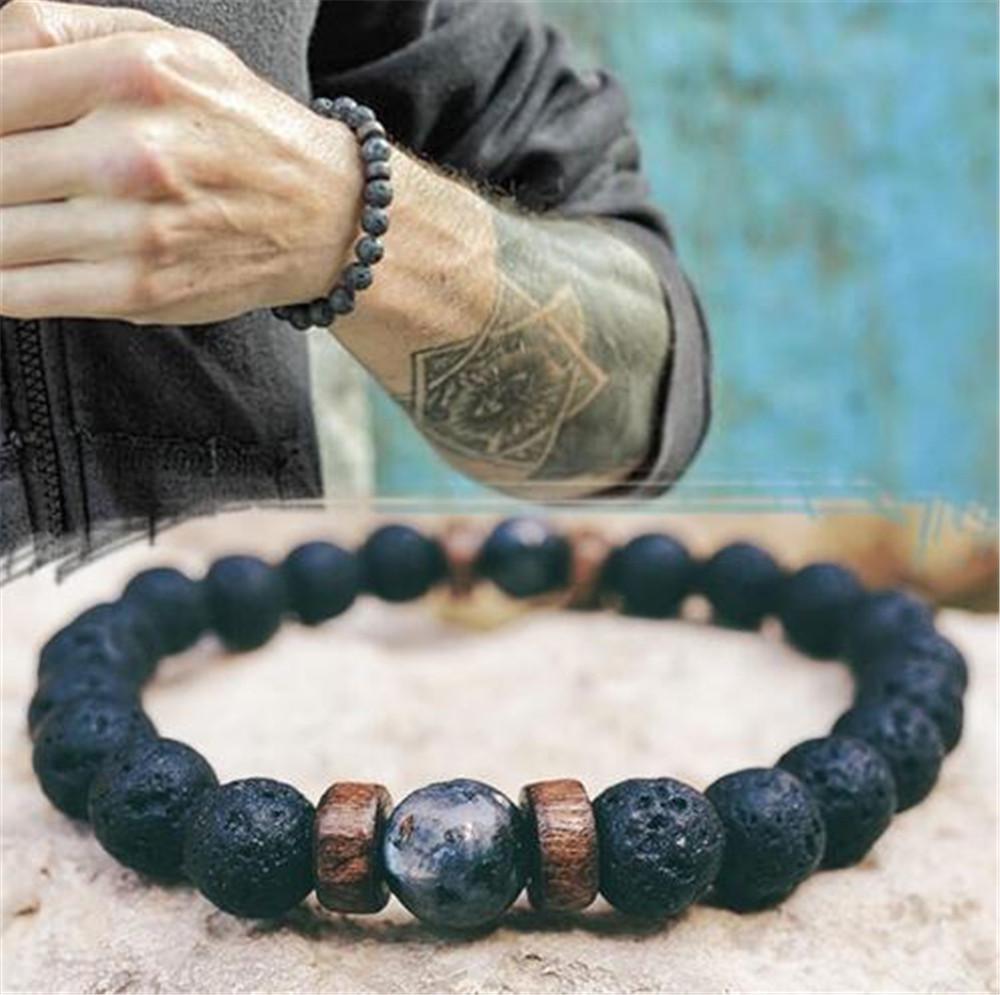 Volcanic Rock Stone Bracelet For Men Wooden 8MM Aromatherapy Lava Beads Bangle Tibetan Buddha Wrist Chain Women Jewelry
Volcanic Rock Stone Bracelet For Men Wooden 8MM Aromatherapy Lava Beads Bangle Tibetan Buddha Wrist Chain Women Jewelry
