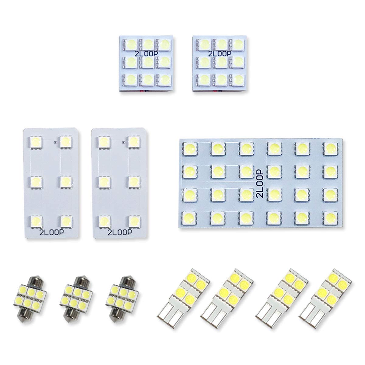 2LOOP SMD Lexus LED Room Lamp Pure White Light 3-chip 12-piece RX270/RX350/RX450h AGL/GGL/GYL10W/15W/16W -
2LOOP SMD Lexus LED Room Lamp Pure White Light 3-chip 12-piece RX270/RX350/RX450h AGL/GGL/GYL10W/15W/16W -
