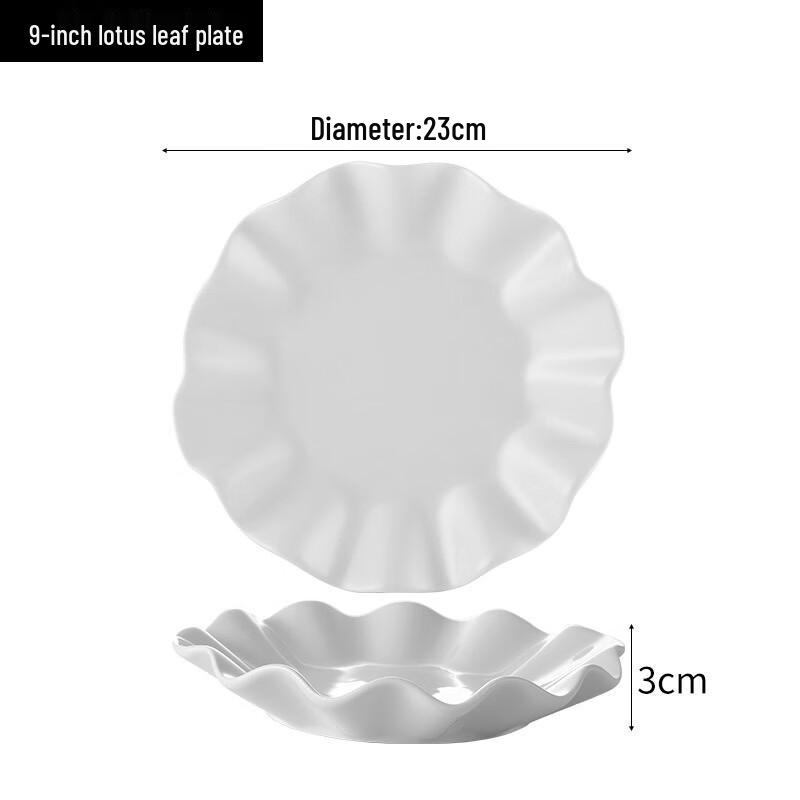 LISMins Nordic Ruffled Ceramic Plate
LISMins Nordic Ruffled Ceramic Plate