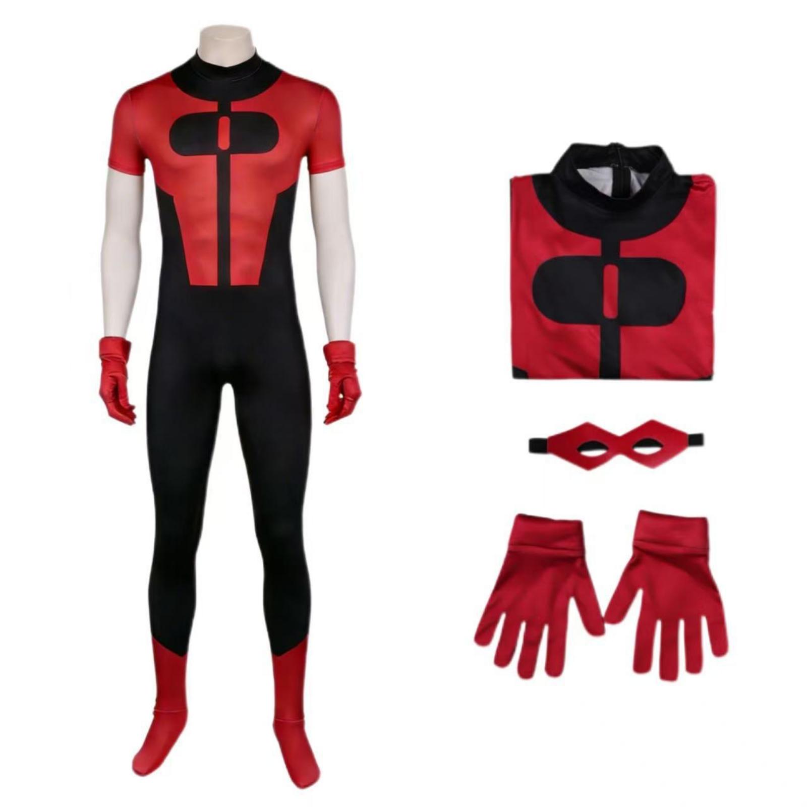 Adult Full Body Stretch Jumpsuit Costume Suit with Gloves and Foot Covers for Cosplay Events Themed Parties and Performances M красный
Adult Full Body Stretch Jumpsuit Costume Suit with Gloves and Foot Covers for Cosplay Events Themed Parties and Performances M красный
