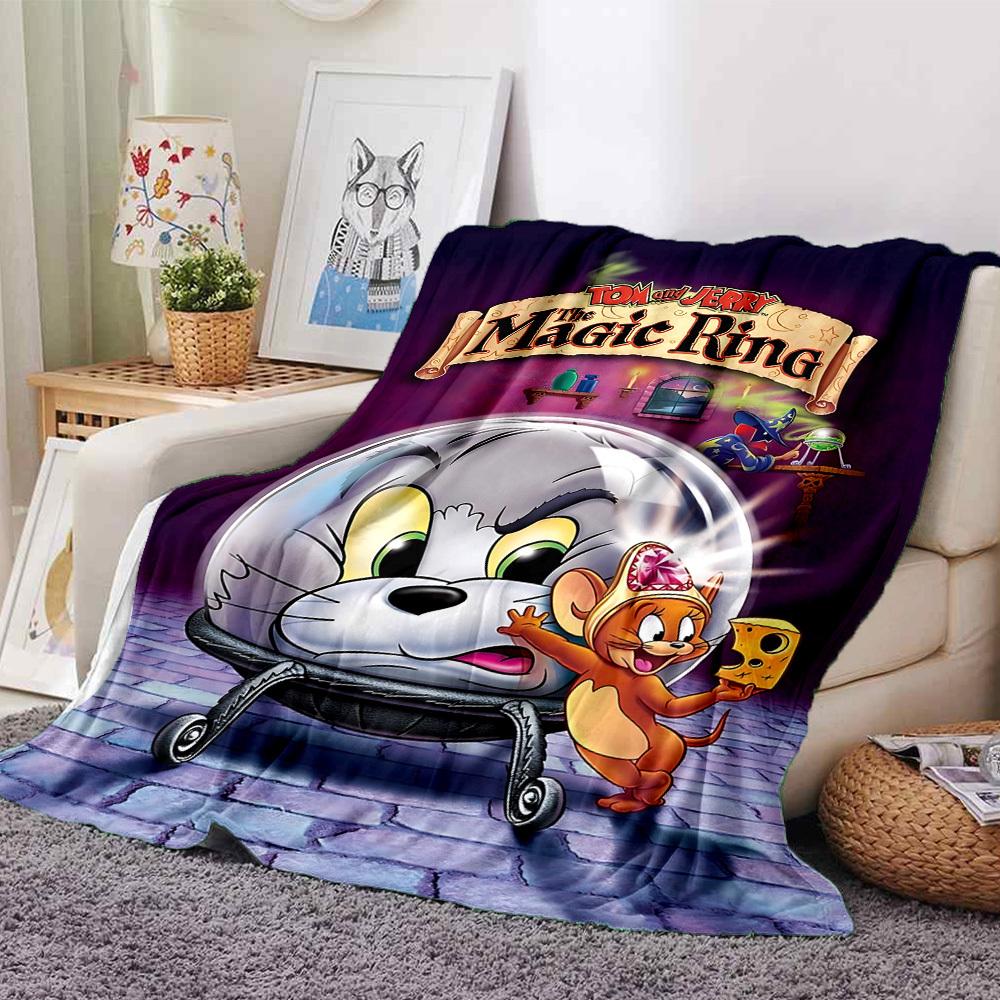 1pc Tom and Jerry Magic Ring Flannel Blanket Soft Warm Throw for Home, Office, Travel, All-Season Cozy Bedding Gift L1472 80cmx120cm(31inx47in)
1pc Tom and Jerry Magic Ring Flannel Blanket Soft Warm Throw for Home, Office, Travel, All-Season Cozy Bedding Gift L1472 80cmx120cm(31inx47in)