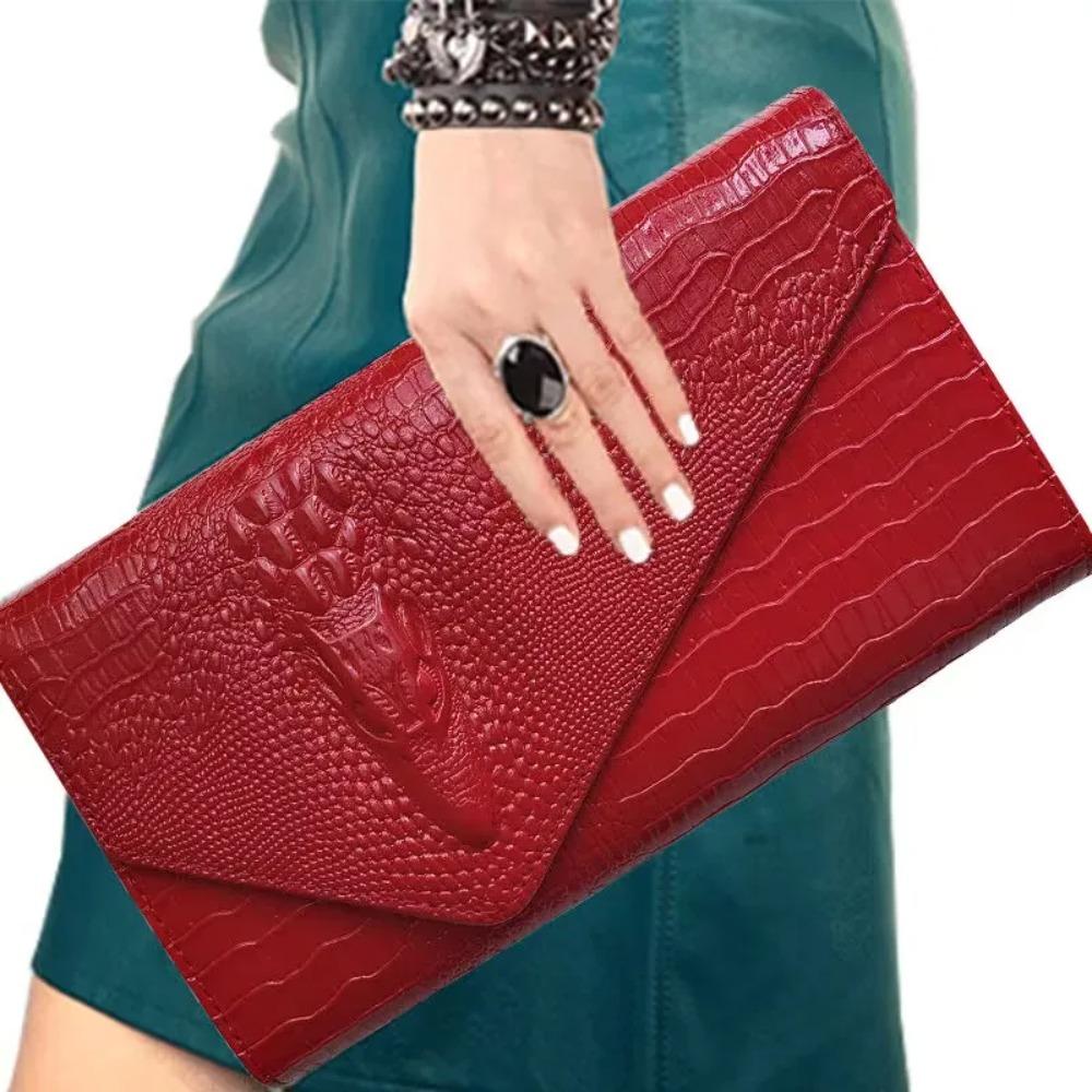 Solid Color Crocodile Bag Large-Capacity Shoulder Bag Luxury Crossbody Bag Female B
Solid Color Crocodile Bag Large-Capacity Shoulder Bag Luxury Crossbody Bag Female B