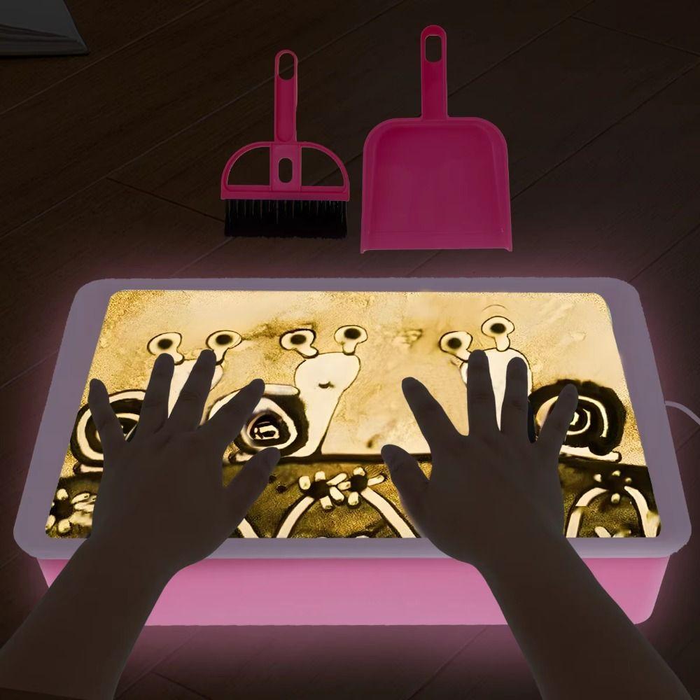 Светодиодное освещение Художественный рисовальный лайтбокс USB Художественная песочница Детский стол для рисования песком Детский сад Pink 2 Sand
Светодиодное освещение Художественный рисовальный лайтбокс USB Художественная песочница Детский стол для рисования песком Детский сад Pink 2 Sand