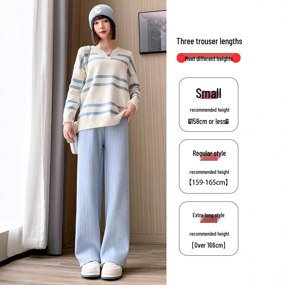 Petite Women s Fleece-Lined High Waist Chenille Wide-Leg Pants with Wheat Ear Pattern L (111-120 lbs)
Petite Women s Fleece-Lined High Waist Chenille Wide-Leg Pants with Wheat Ear Pattern L (111-120 lbs)