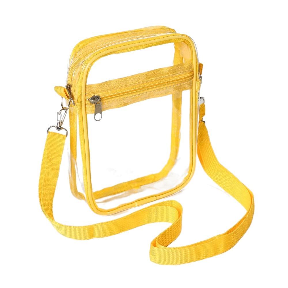 Waterproof Clear Shoulder Bag Adjustable Shoulder Strap Transparent Messenger Bag Travel 20*15*4.6cm жёлтый
Waterproof Clear Shoulder Bag Adjustable Shoulder Strap Transparent Messenger Bag Travel 20*15*4.6cm жёлтый