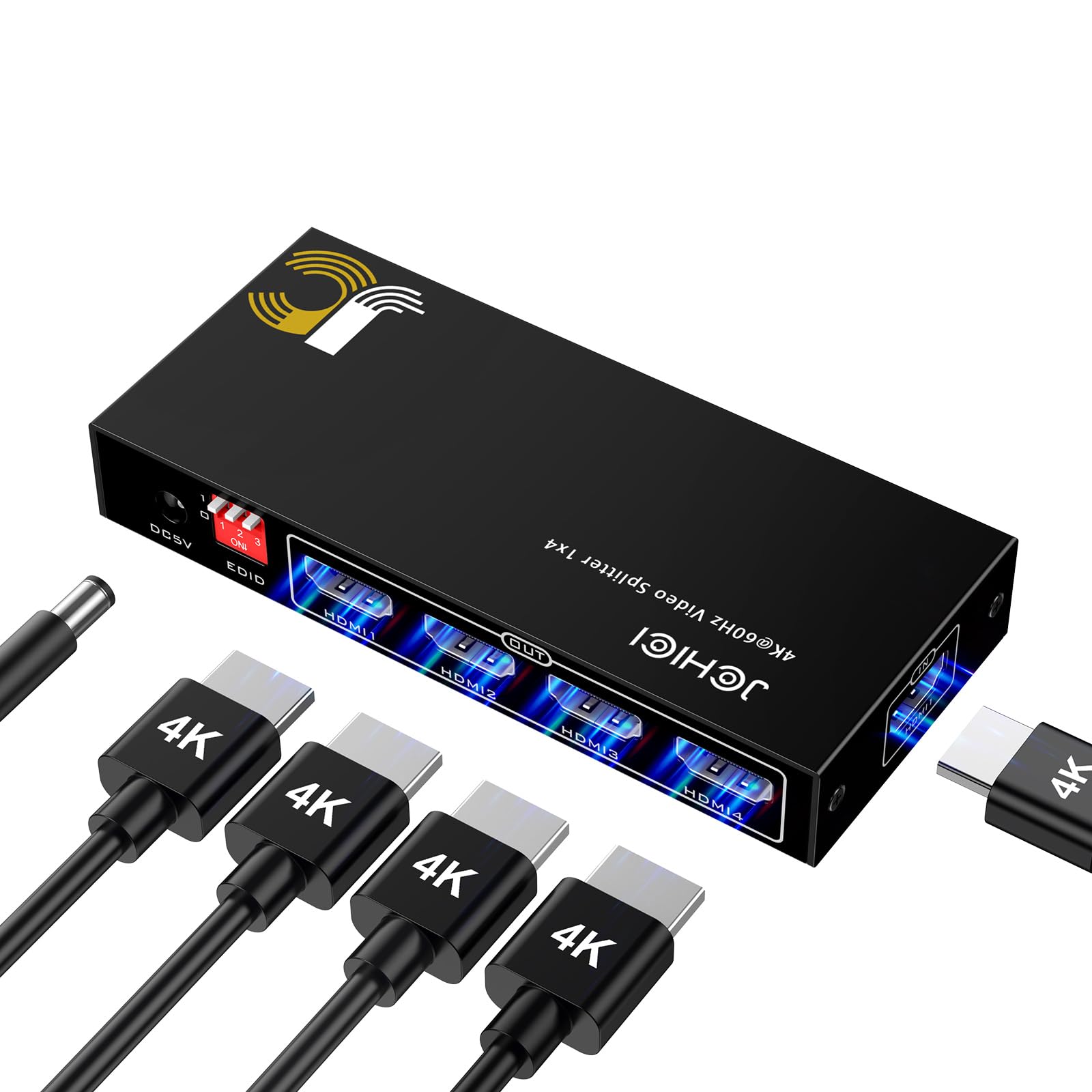 одновременный выходной HDMI-распределитель, совместимый с видео, сплиттер с функцией EDID, корпус из алюминиевого сплава, ПК, HDTV, Xbox, Windows, Mac, Linux, совместимый с питанием
одновременный выходной HDMI-распределитель, совместимый с видео, сплиттер с функцией EDID, корпус из алюминиевого сплава, ПК, HDTV, Xbox, Windows, Mac, Linux, совместимый с питанием
