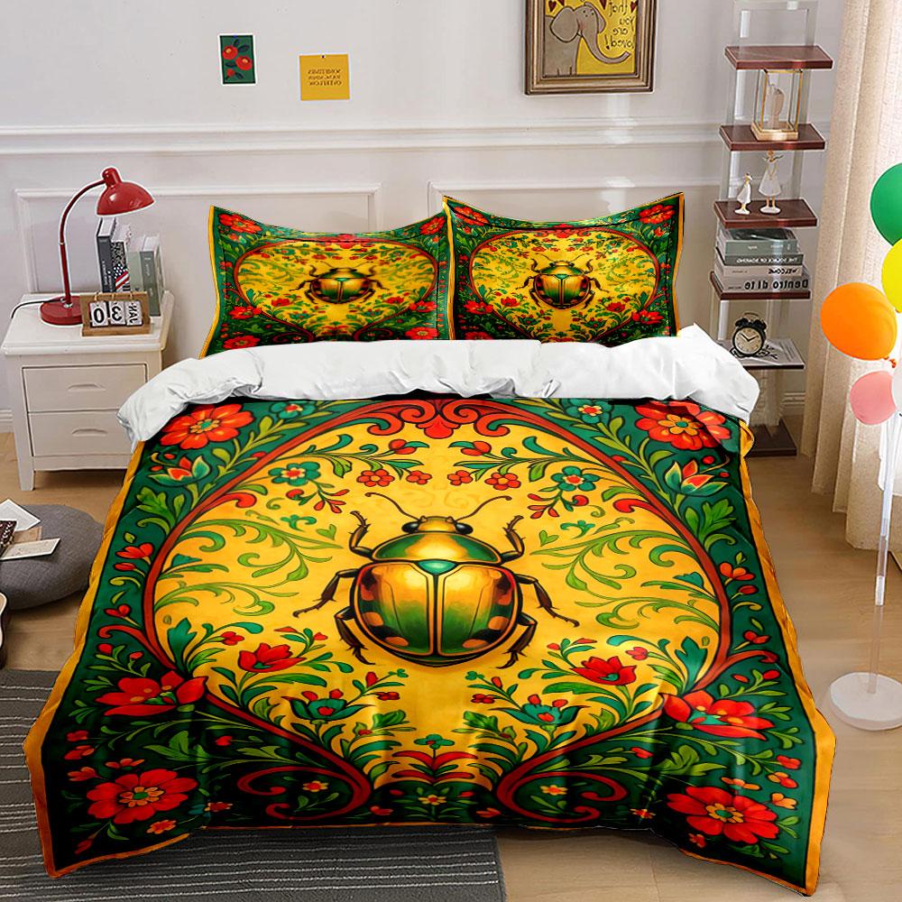 Beetle with floral design. Bedding sets Duvet cover sets Duvet covers Pillowcases(1 * Duvet Cover 2 * Pillowcases, without duvet insert) 135x200cm
Beetle with floral design. Bedding sets Duvet cover sets Duvet covers Pillowcases(1 * Duvet Cover 2 * Pillowcases, without duvet insert) 135x200cm