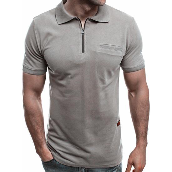 Spring and Summer Simple Men s Solid Color Lapel Casual Short Sleeved T-shirt POLO Short Sleeved Shirt XXXXXL сірий
Spring and Summer Simple Men s Solid Color Lapel Casual Short Sleeved T-shirt POLO Short Sleeved Shirt XXXXXL сірий