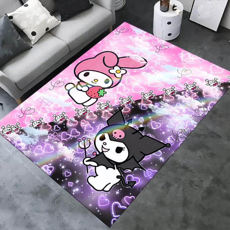 Office Carpet Sanrio for Kuromi, Cute, HalloweenNon-Slip, Machine Washable Polyester Door Mat - Pink with Cute Cartoon Design, Perfect for L 60cm by 90cm
Office Carpet Sanrio for Kuromi, Cute, HalloweenNon-Slip, Machine Washable Polyester Door Mat - Pink with Cute Cartoon Design, Perfect for L 60cm by 90cm
