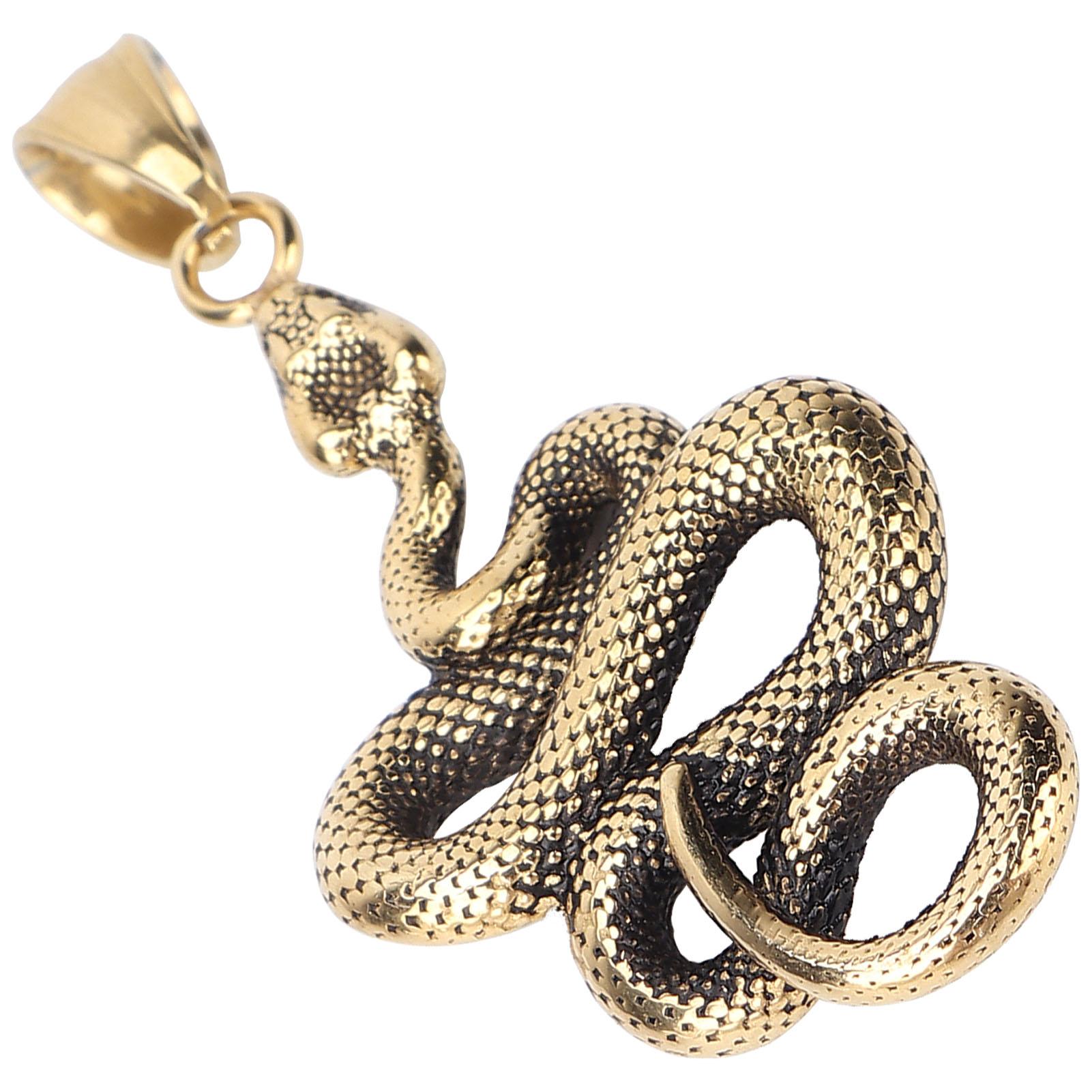 Zipper Pulls Titanium Steel Snake Shaped Pendants Clothes Accessories for Old Man
Zipper Pulls Titanium Steel Snake Shaped Pendants Clothes Accessories for Old Man