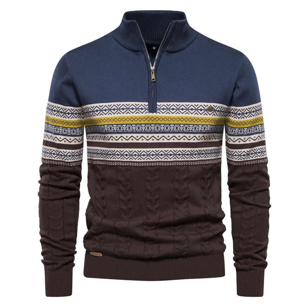 Autumn And Winter New Trendy Stand-Up Collar Men S Sweater Semi-Zipper Knitted High-Quality Versatile Men S Clothing XXL
Autumn And Winter New Trendy Stand-Up Collar Men S Sweater Semi-Zipper Knitted High-Quality Versatile Men S Clothing XXL