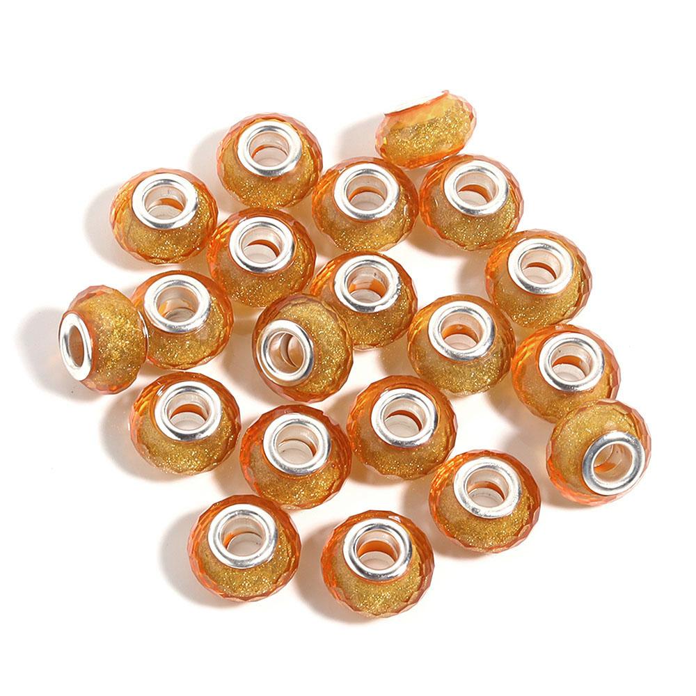 20Pcs/lot Resin Faceted Beads Charms 14x9mm Colorful Large Hole Spacer Bead for Handmade Bracelet Necklace Jewelry Accessories жовтий
20Pcs/lot Resin Faceted Beads Charms 14x9mm Colorful Large Hole Spacer Bead for Handmade Bracelet Necklace Jewelry Accessories жовтий