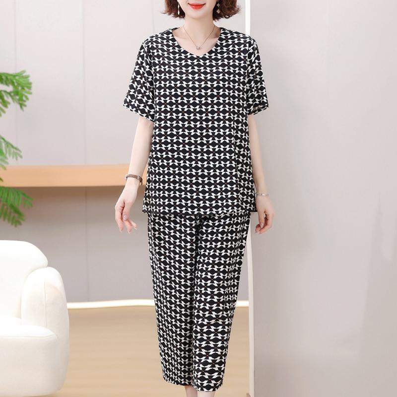 4XL-8XL Большие размеры Летние комплекты из двух предметов Женская винтажная одежда Элегантные комплекты брюк больших размеров Повседневные блузки 8XL
4XL-8XL Большие размеры Летние комплекты из двух предметов Женская винтажная одежда Элегантные комплекты брюк больших размеров Повседневные блузки 8XL