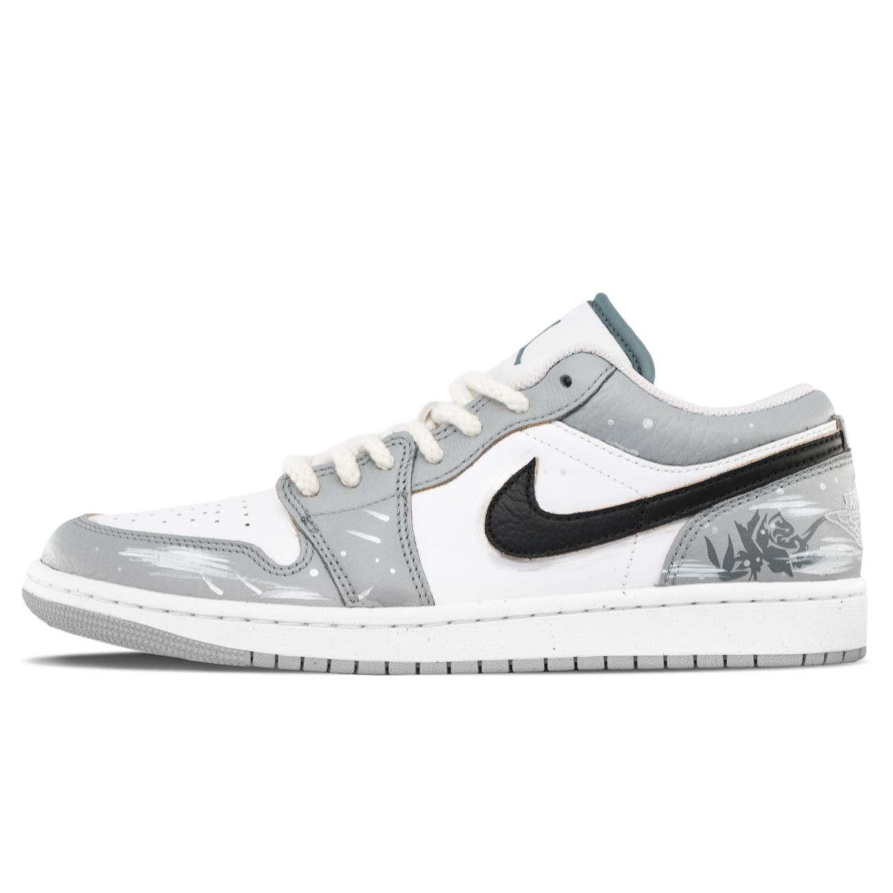 Jordan Air Jordan 1 Cushioning Abrasion Resistant Breathable Low top Vintage Basketball Shoes Unisex Black Gray 553558-053(Team1302-) 38.5
Jordan Air Jordan 1 Cushioning Abrasion Resistant Breathable Low top Vintage Basketball Shoes Unisex Black Gray 553558-053(Team1302-) 38.5
