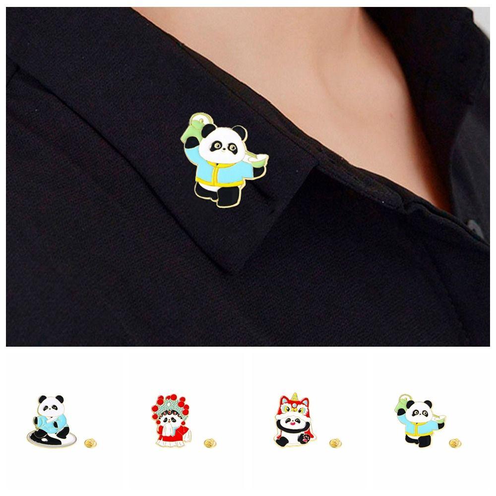 Брошь в виде панды из цинкового сплава в китайском стиле National Tide Panda Brooch Украшение для рюкзака Style A
Брошь в виде панды из цинкового сплава в китайском стиле National Tide Panda Brooch Украшение для рюкзака Style A