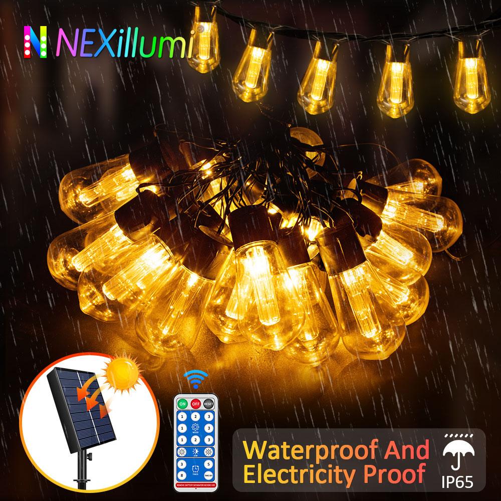 S14 Solar String Lights Outdoor Waterproof, 28FT 20 Bulbs Shatterproof Bulbs Patio Lights with Remote 8 Modes High-Brightness
S14 Solar String Lights Outdoor Waterproof, 28FT 20 Bulbs Shatterproof Bulbs Patio Lights with Remote 8 Modes High-Brightness