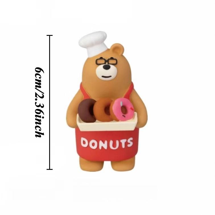 Cute Cat Resin Ornaments Kawaii Donut Bakery Figurines Desktop Decoration Japan Style Office Decor Creative Crafts Wholesales
Cute Cat Resin Ornaments Kawaii Donut Bakery Figurines Desktop Decoration Japan Style Office Decor Creative Crafts Wholesales