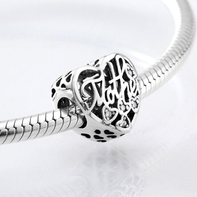 Круглая форма 925 пробы стерлингового серебра Семья там, где растет любовь DIY тонкие бусины подходят оригинальный браслет с подвесками изготовление ювелирных изделий
Круглая форма 925 пробы стерлингового серебра Семья там, где растет любовь DIY тонкие бусины подходят оригинальный браслет с подвесками изготовление ювелирных изделий