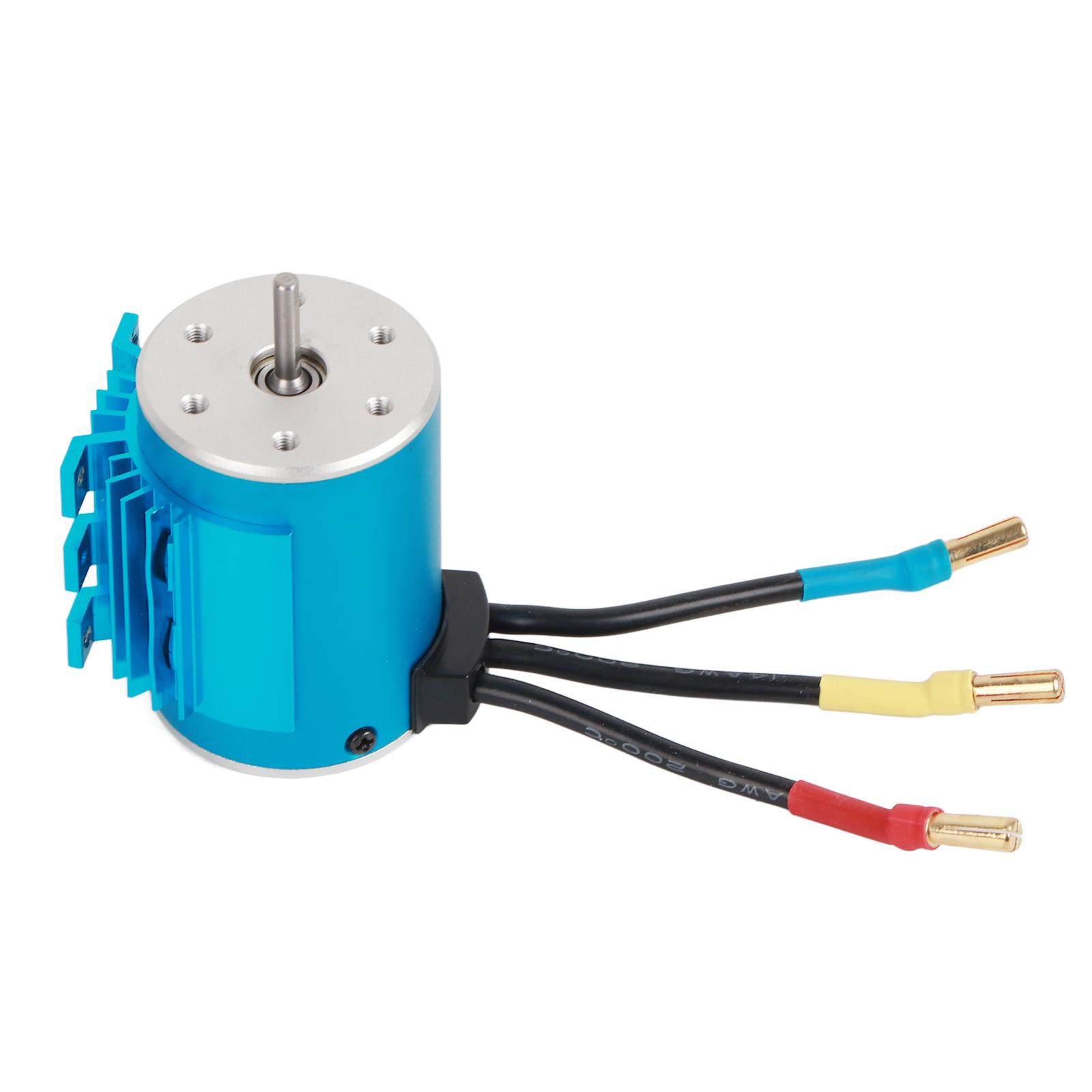 RC Motor, Surpass 3650 5900KV 4 Poles Brushless Motor for 1/10 1/16 1/18 RC Car Boat Accessories
RC Motor, Surpass 3650 5900KV 4 Poles Brushless Motor for 1/10 1/16 1/18 RC Car Boat Accessories