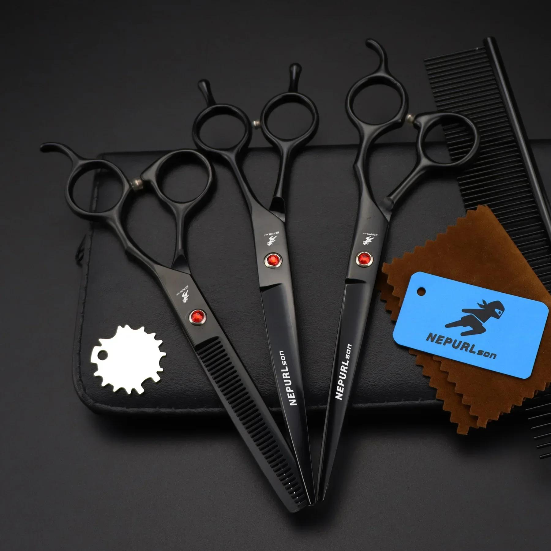 Набор ножниц для домашних животных длиной 7 дюймов, прямые филировочные ножницы и изогнутые ножницы для стрижки рыбьих костей, набор ножниц для груминга собак
Набор ножниц для домашних животных длиной 7 дюймов, прямые филировочные ножницы и изогнутые ножницы для стрижки рыбьих костей, набор ножниц для груминга собак