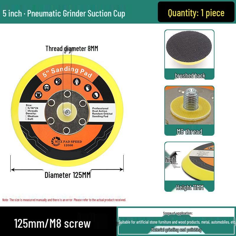 Norton 5-inch A275 Flocked Pneumatic Dry Sandpaper Discs
Norton 5-inch A275 Flocked Pneumatic Dry Sandpaper Discs