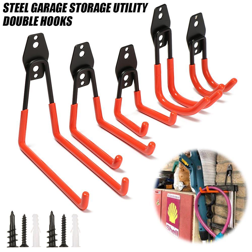 Utility Heavy Duty Steel Wall Mounted Holder Garage Storage Hooks Hanger Rack Organizer Tool Model E
Utility Heavy Duty Steel Wall Mounted Holder Garage Storage Hooks Hanger Rack Organizer Tool Model E