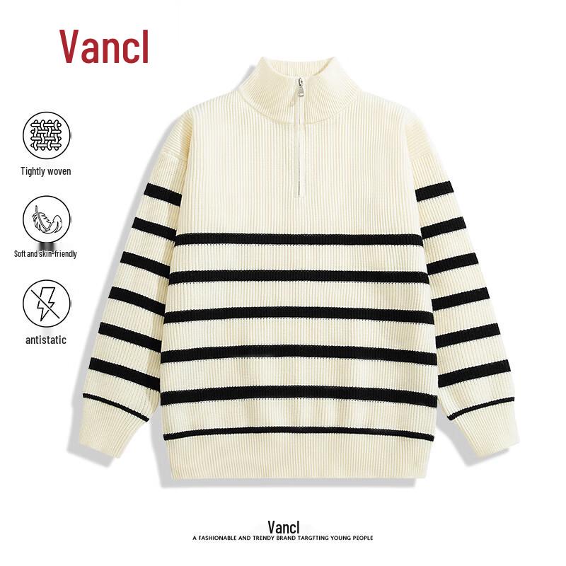 VANCL Men s Winter Half-Zip Striped Sweater 2XL
VANCL Men s Winter Half-Zip Striped Sweater 2XL
