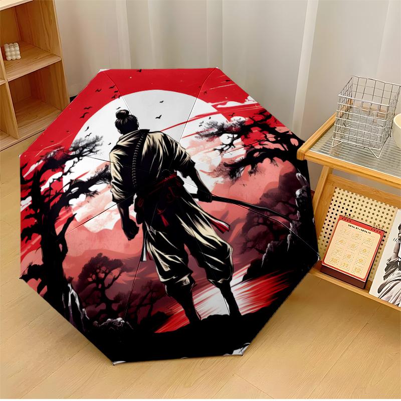 Beautiful Samurai Printed umbrella windproof folding umbrella portable sun and rain umbrella suitable for gifting
Beautiful Samurai Printed umbrella windproof folding umbrella portable sun and rain umbrella suitable for gifting