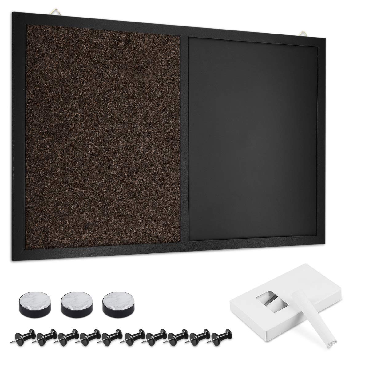 Navaris 2in1 Combi Board Магнитная доска Пробковая доска Школьная доска Школьная доска Доска для записей мелом Пробковая доска Настенная доска Список дел Стираемая 90x60 см - - чёрный
Navaris 2in1 Combi Board Магнитная доска Пробковая доска Школьная доска Школьная доска Доска для записей мелом Пробковая доска Настенная доска Список дел Стираемая 90x60 см - - чёрный
