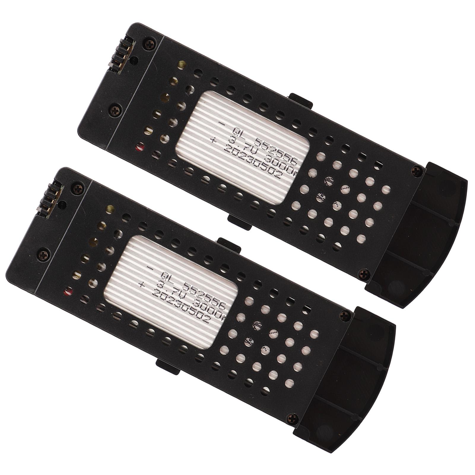 2 шт. Акумулятор для дрона 3,7 В 3000 мАг Літієвий акумулятор Захист від заряджання Портативний Заміна акумулятора для радіокерованого дрона S6 G6 з кабелем 3 в 1
2 шт. Акумулятор для дрона 3,7 В 3000 мАг Літієвий акумулятор Захист від заряджання Портативний Заміна акумулятора для радіокерованого дрона S6 G6 з кабелем 3 в 1