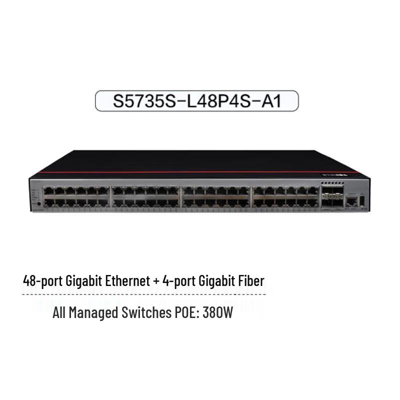 Huawei S5735S-L48P4S-A1 Managed Gigabit Switch
Huawei S5735S-L48P4S-A1 Managed Gigabit Switch