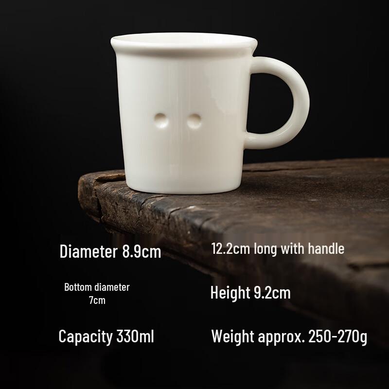 OLOEY Dehua White Ceramic Coffee Milk Mug
OLOEY Dehua White Ceramic Coffee Milk Mug