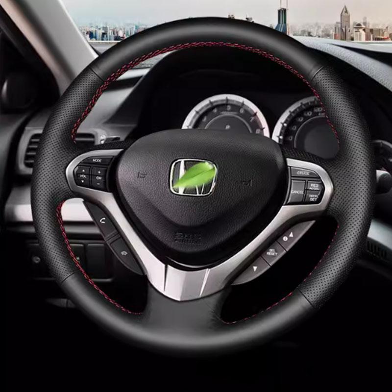 Hand-Stitched non-slip Genuine Leather Car Steering Wheel Cover For Honda Accord Euro 2008-2015 Acura TSX 2009-2014 auto parts
Hand-Stitched non-slip Genuine Leather Car Steering Wheel Cover For Honda Accord Euro 2008-2015 Acura TSX 2009-2014 auto parts