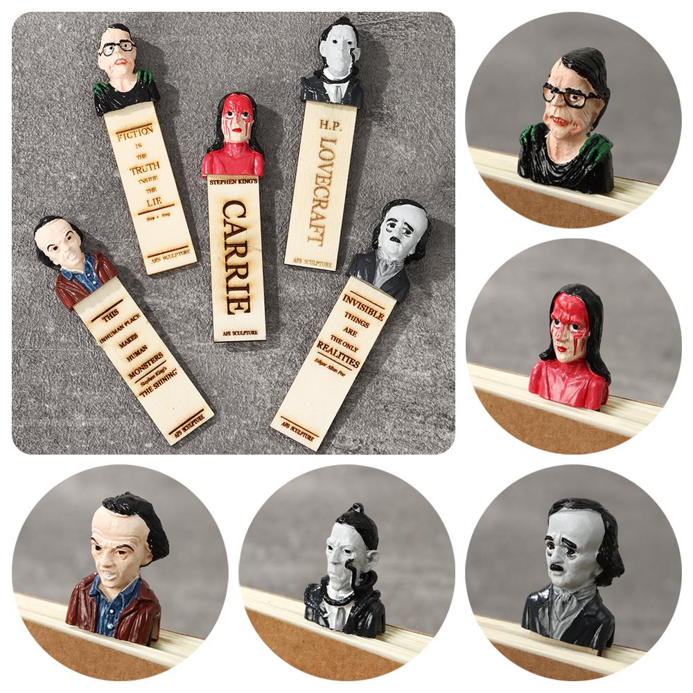 Supplies Book Lovers Resin Half-Length Figure Horror Novels Horror Bookmarks Figure Sculpture 03
Supplies Book Lovers Resin Half-Length Figure Horror Novels Horror Bookmarks Figure Sculpture 03